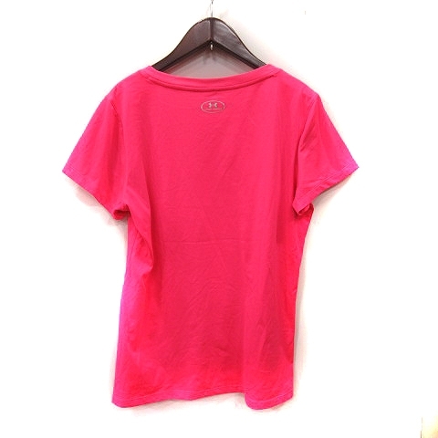 アンダーアーマー UNDER ARMOUR Tシャツ カットソー 半袖 LG ピンク /YI メンズ_画像4
