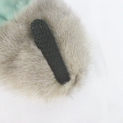  mink fur fur tippet muffler gray ju series lining clip lady's 