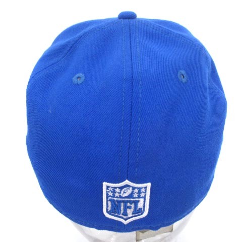 ニューエラ NEW ERA 59FIFTY NFL ロサンゼルス・ラムズ オーシャンサイドブルー×チームカラー キャップ 帽子 野球帽 ロゴ 刺繍 コットン_画像4