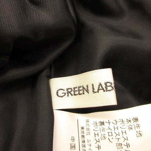 グリーンレーベルリラクシング ユナイテッドアローズ green label relaxing ショートパンツ キュロット 花柄 黒 白 *A419 レディース_画像3