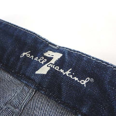 セブンフォーオールマンカインド 7 For All Mankind デニムパンツ ジーンズ ダメージ ウォッシュ加工 25 インディゴブルー レディース_画像5