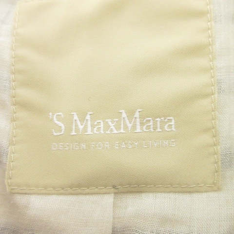 Sマックスマーラ 'S Max Mara コート ジャケット ボーダー 36 ベージュ系 ■GY09 レディース_画像6