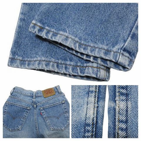 リーバイス Levi's 90s デニムパンツ ジーンズ 510-0217 米国製 刻印525 W29 L31 青 ブルー ■GY11 X レディースの画像6