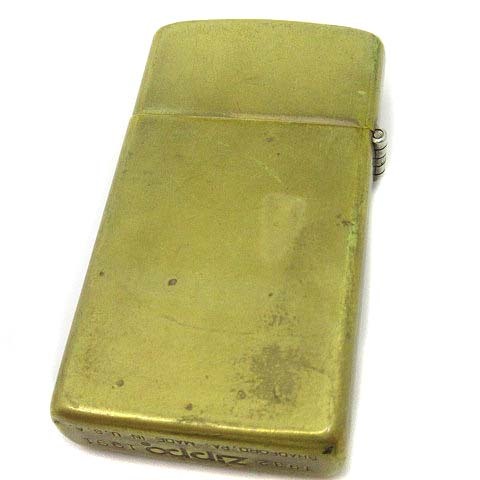 ジッポー ZIPPO ソリッドブラス SOLID BRASS スリム SLIM オイルライター 1932 1991_画像2