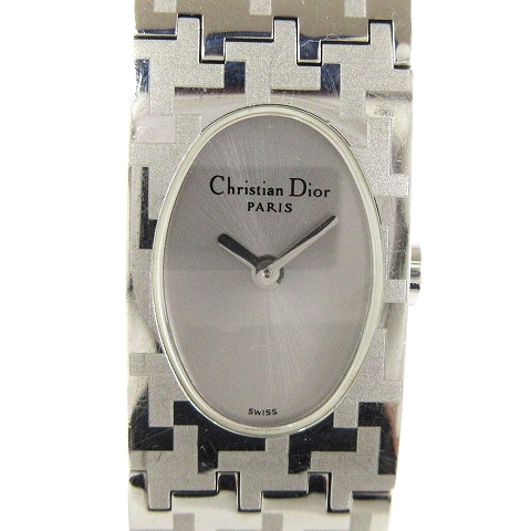 クリスチャンディオール ミスディオール 腕時計 ウォッチ アナログ 2針 クォーツ D70-100 文字盤銀色 シルバーカラー ■SM1 レディース