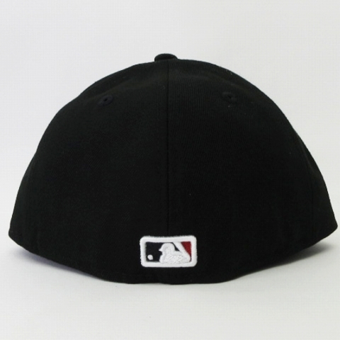 ニューエラ NEW ERA 美品 59FIFTY LOW PROFILE LP MLB A アリゾナ・ダイヤモンドバックス キャップ ブラック レッド 7 3/8 58.7cm 帽子 メ_画像4