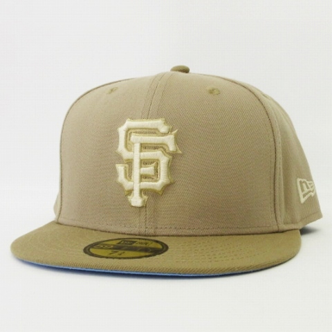 ニューエラ NEW ERA 59FIFTY MLB SF サンフランシスコ・ジャイアンツ キャップ キャメル 7 3/4 61.5cm 帽子 メンズ_画像1