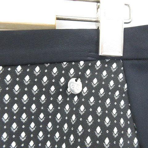  Escada ESCADA SPORT переключатель сумка Zip хлопок . узкая юбка чёрный черный 36 женский 