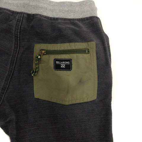  Billabong BILLABONG setup top and bottom set jacket stand-up collar Zip up pants jogger pants cotton . gray 150ki