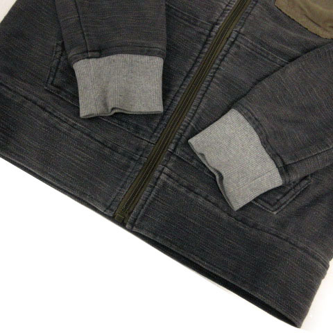  Billabong BILLABONG setup top and bottom set jacket stand-up collar Zip up pants jogger pants cotton . gray 150ki