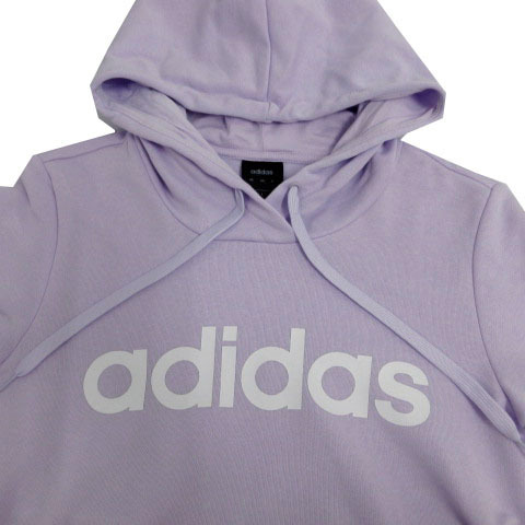  Adidas adidas W ESSENTIALS linear Logo тянуть надкрылок -ti- Parker тренировочный FM6438 хлопок . лиловый серия M женский 