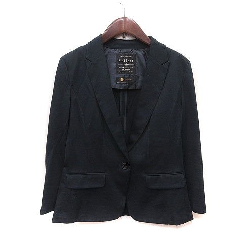  Reflect Reflect tailored jacket необшитый на спине 9 чёрный черный /YI женский 
