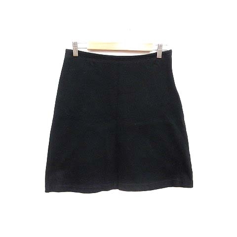  Agnes B agnes b. trapezoid skirt Mini T2 black black /YK lady's 