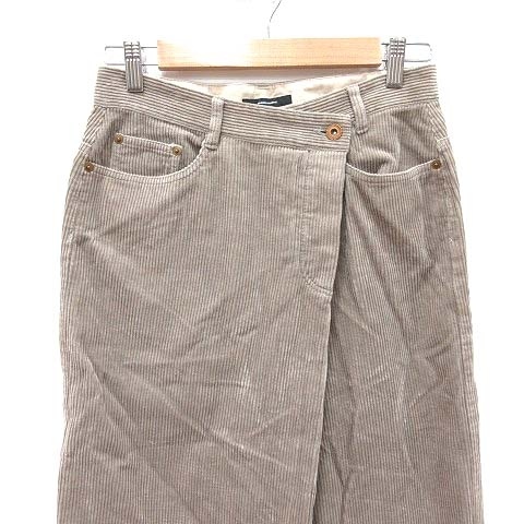  Journal Standard JOURNAL STANDARD corduroy skirt tight long tuck button fly 36 beige /CT lady's 