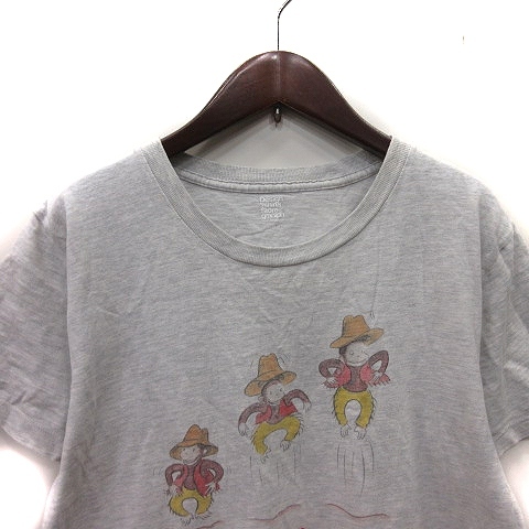 グラニフ graniph Tシャツ カットソー 半袖 S グレー /YI メンズ_画像2