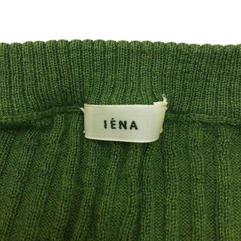 イエナ IENA セーター ニット プルオーバー クルーネック 無地 リブ 長袖 緑 グリーン レディース_画像5