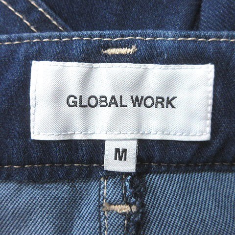 グローバルワーク GLOBAL WORK タイトスカート ひざ丈 デニム M 青 ブルー /MS レディース_画像5