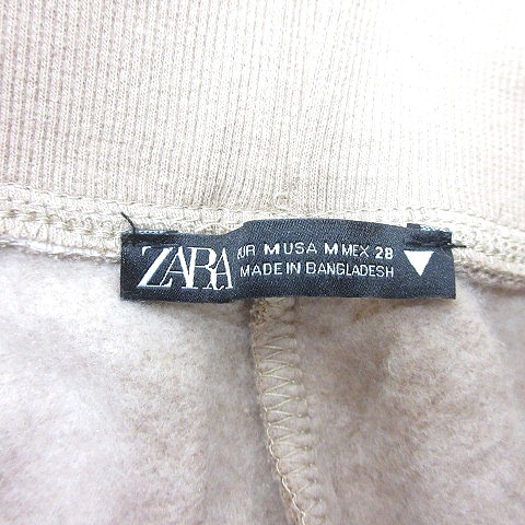 ザラ ZARA ジョガーパンツ 裏起毛 M ベージュ /MN レディース_画像5