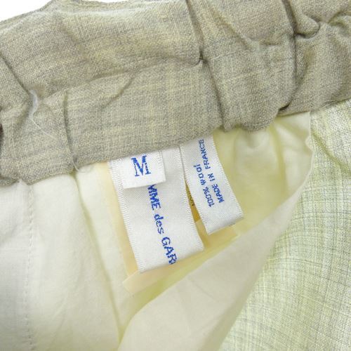 コムデギャルソンシャツ COMME des GARCONS SHIRT ウールイージースラックス パンツ オールド 90's 灰 グレー M 1205 メンズ_画像6