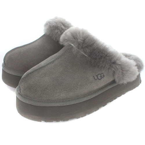 アグ オーストラリア UGG australia Disquette ムートン サボ スリッパ 25cm グレー 1122550 /SR33 レディース_画像1