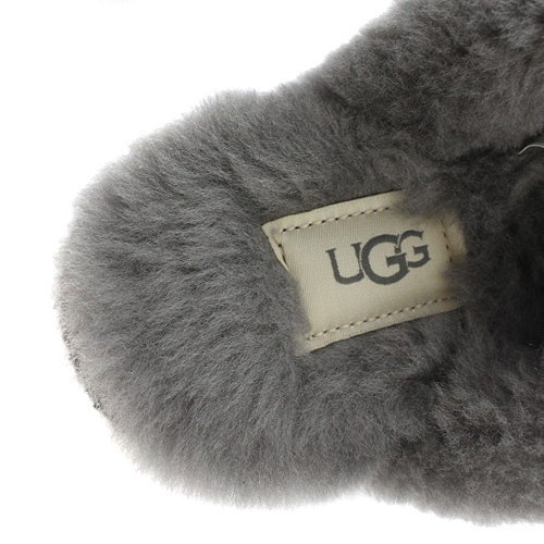 アグ オーストラリア UGG australia Disquette ムートン サボ スリッパ 25cm グレー 1122550 /SR33 レディース_画像8