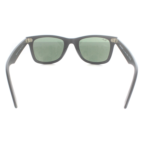 レイバン RAY BAN WAYFARER サングラス ロゴ 52□22 150 黒 ブラック RB2140F /SR11 レディース_画像7