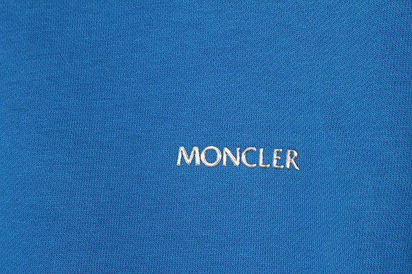 22AW MONCLER モンクレール SIZE:L ロゴ クルーネック スウェット トレーナー BLUE ブルー H20918G00019 80451 国内正規品 /● メンズ_画像3