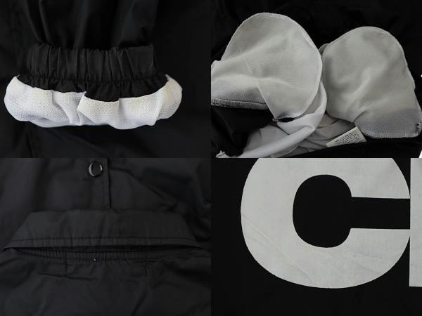 コムデギャルソン COMME des GARCONS GOOD DESIGN SHOP プリント ナイロン コーチ ジャケット IH-J002 AD2016 M 黒 ブラック ブランド古着_画像8