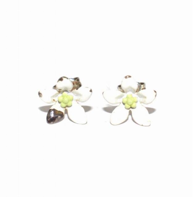  Star Jewelry STAR JEWELRY серьги серьги-гвоздики цветочный узор цветок 925 белый белый серебряный аксессуары ювелирные изделия 