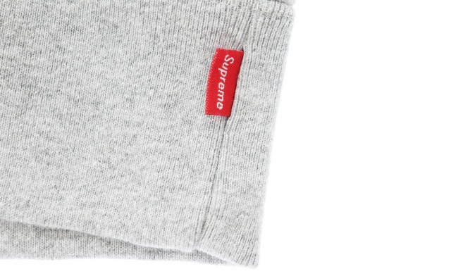 シュプリーム SUPREME × Burberry バーバリー 22SS Box Logo Hooded Sweatshirt ボックス ロゴ プルオーバー スウェット パーカー XL 灰色_画像5