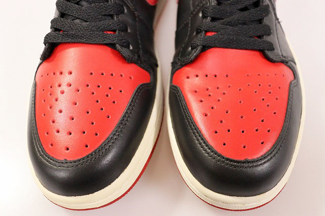 ナイキ NIKE AIR JORDAN 1 RETRO BRED 2001 28.5cm 136066-061 エア ジョーダン I レトロ ブレッド 2001年復刻 ブラック バーシティレッド_画像7