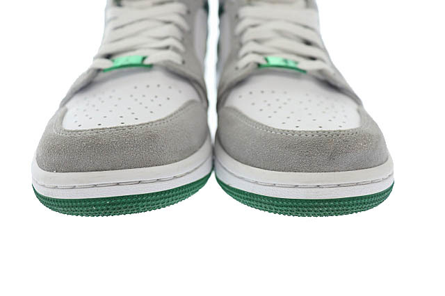 ナイキ NIKE AIR JORDAN 1 MID Green Grey White エアジョーダン 1 ミッド グリーン グレー ホワイト スニーカー DC7294-103 27 緑 灰 白_画像2