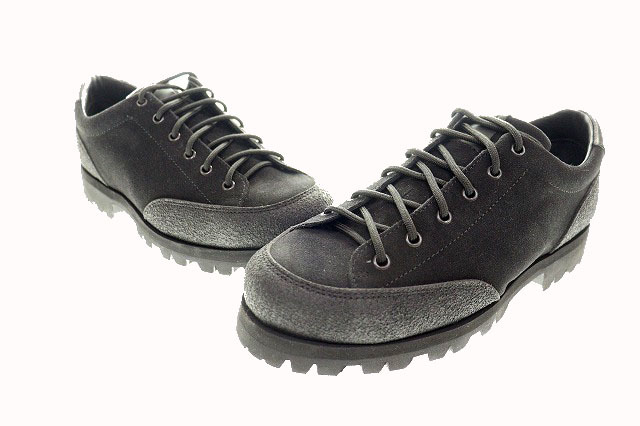  Paraboot Paraboot MONTANAmontana black suede leather shoes UK8[ brand old clothes bektoru]231217 men's 