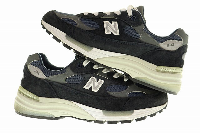 ニューバランス NEW BALANCE M992GG MADE IN USA スニーカー ／ネイビーグレー Dワイズ 【ブランド古着ベクトル】231224 メンズ_画像2