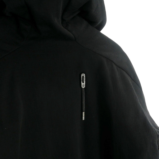 ボリスビジャンサベリ BORIS BIDJAN SABERI 15AW PARKA 1 レイヤード モッズコート ジャケット XS ブラック 黒 F1406B メンズの画像7