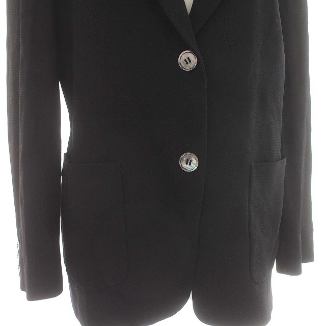  Max Mara MAX MARA tailored jacket wool .42 M black black /*G lady's 