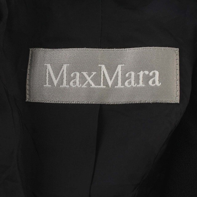  Max Mara MAX MARA tailored jacket wool .42 M black black /*G lady's 