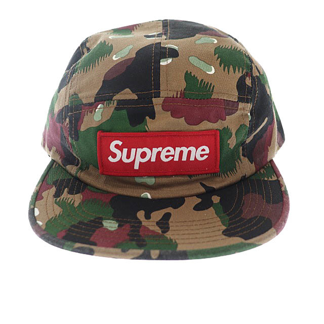 シュプリーム SUPREME 17SS Military Camp Cap Swiss Camo ミリタリー キャンプ キャップ スイス カモ ボックス ロゴ 迷彩 帽子 ☆AA★▲■_画像2