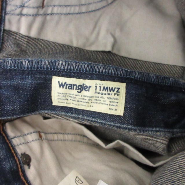 ラングラー WRANGLER M1116 デニム ジーンズ ストレート インディゴブルー 青系 28 S 1202 IBO44 メンズ_画像7