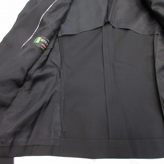 コムサデモード COMME CA DU MODE スカート スーツ セットアップ テーラード ジャケット ブレザー ウール 7/9 黒 ブラック レディース_画像8
