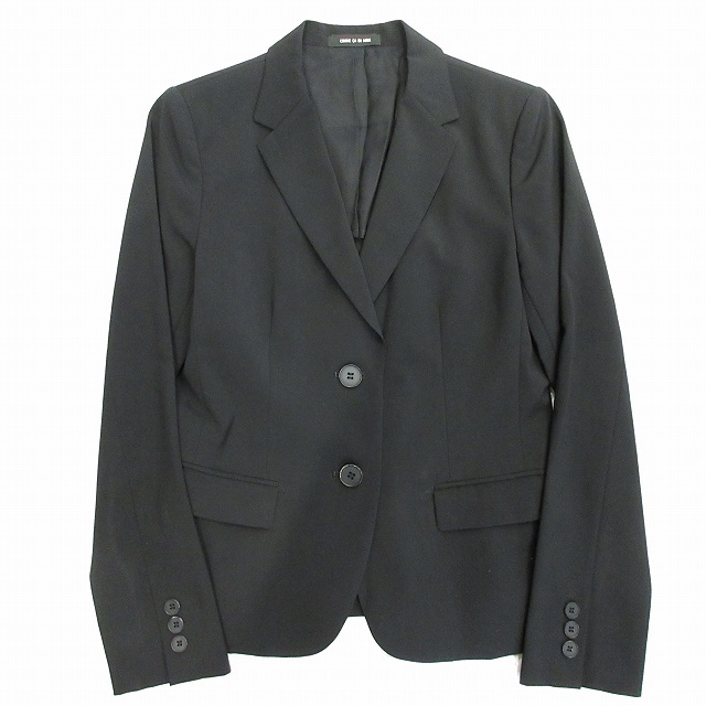  Comme Ca Du Mode COMME CA DU MODE skirt suit setup tailored jacket blaser wool 7/9 black black lady's 