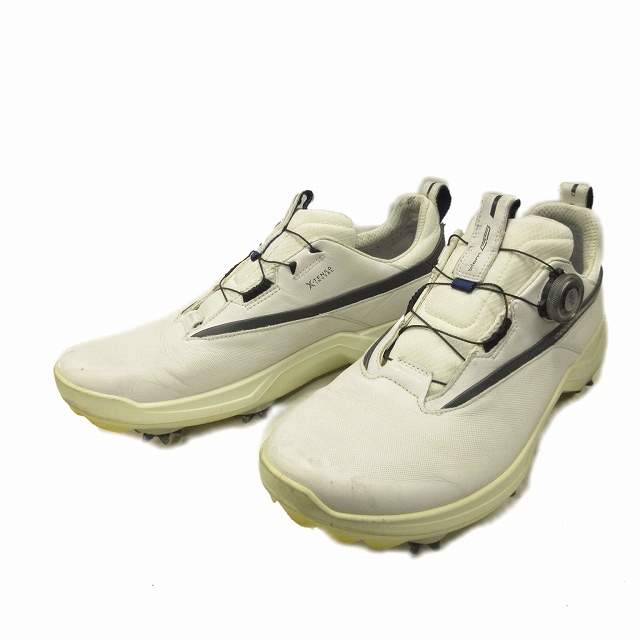 エコー ECCO ソフトスパイクゴルフシューズ バイオム ボア BIOM G5 Boa 靴 スニーカー ゴアテックス ホワイト 27.5cm 白 ホワイト メンズ_画像3