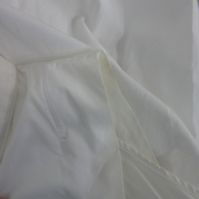 メゾンマルジェラ Maison Margiela Popeline Belted Top ノースリーブシャツ ブラウス イタリア製 S29NC0315 白 ホワイト 36 XS-S_画像8