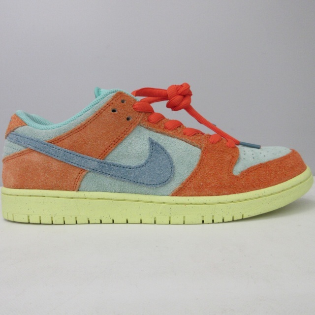 ナイキ エスビー NIKE SB タグ付 DV5429-800 Dunk Low Pro PRM Orange and Emerald Rise ダンク ロー スニーカー シューズ US10 28cm_画像4