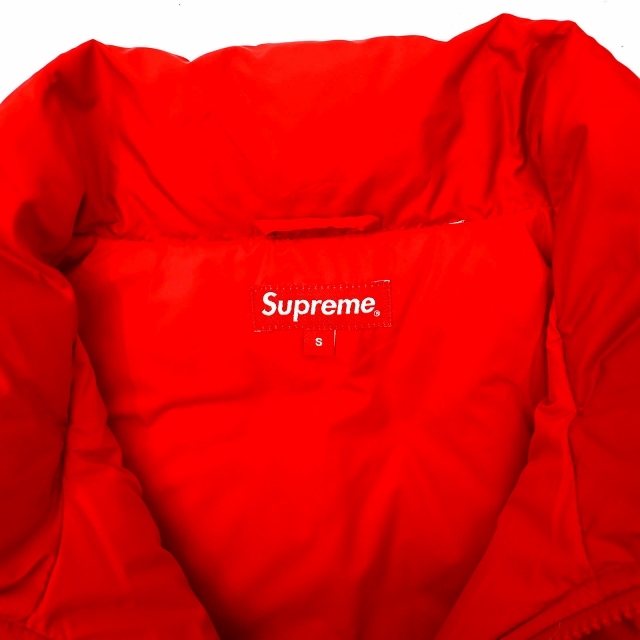 シュプリーム SUPREME 2019SS Bonded Logo Puffy Jacket ボンデッド ロゴ パフィー ジャケット S RED(レッド) 国内正規品 メンズ_画像3