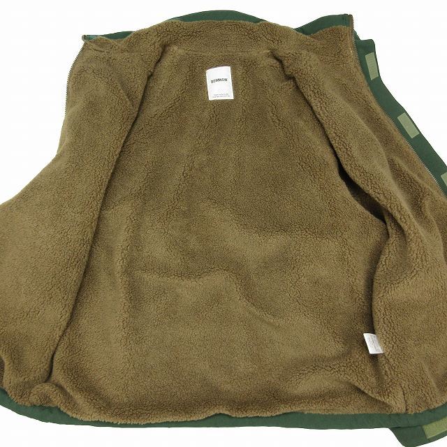 美品 22AW バウワウ BOWWOW BASCAPE JACKET バスケープ ジャケット スタンドカラー ラグラン 裏ボア フリース裏地 ラグラン_画像6