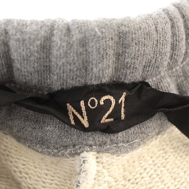 nmero Vent u-noN°21 тренировочный брюки тонкий Logo XS серый /*G женский 