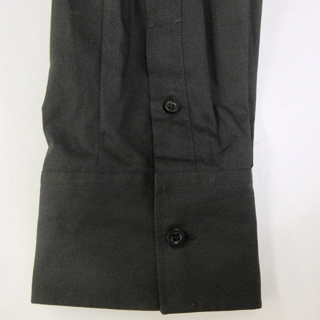 エムエスジーエム MSGM 美品 ロングシャツ チュニック 星柄 刺繍 カットワーク デザイン オーバーサイズ 長袖 黒 ブラック 36 約XS AL12_画像8