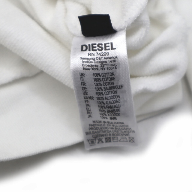 ディーゼル DIESEL Boys White Logo Hooded Top ボーイズ ホワイト ロゴ トップ プルオーバー フーデッド パーカー 10 WHITE ホワイト 00J4_画像6