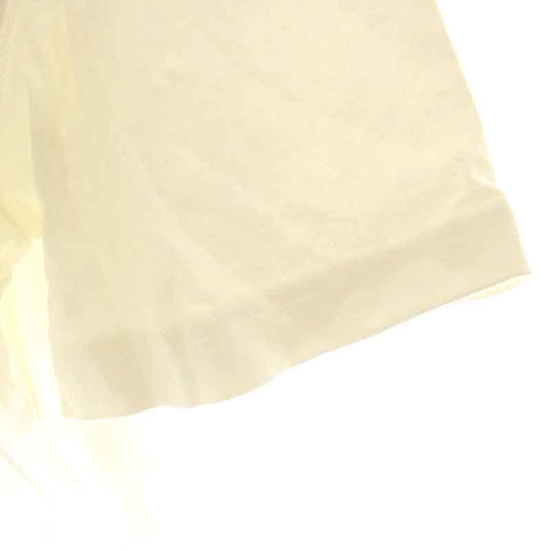 プーマ PUMA ami PUMA×AMI TEE Tシャツ カットソー 半袖 クルーネック ロゴ刺繍 ワッペン M 白 ホワイト 黒 ブラック 535992-75_画像7